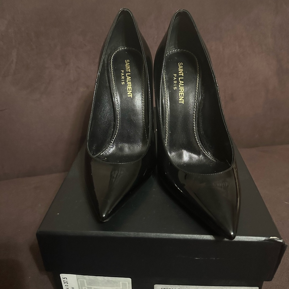 Saint Laurent Opyum Black Heels